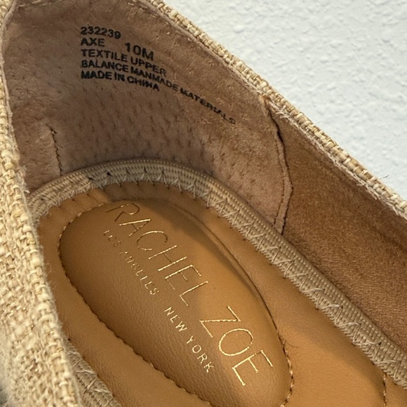 Rachael Zoe Tan & Gold Axe Loafers - Picture 2 of 7